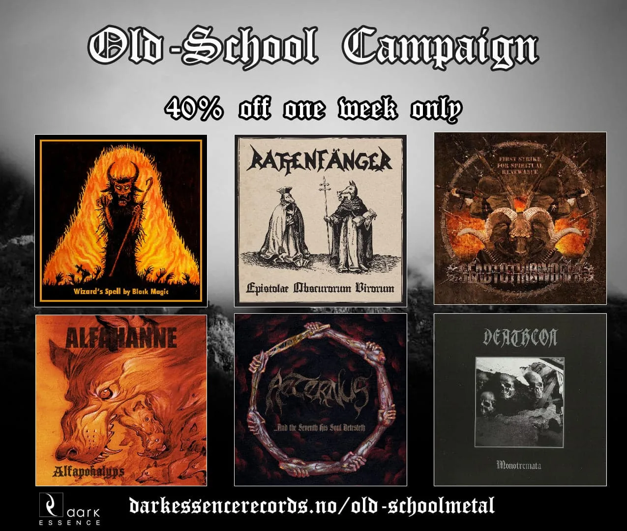 Old School Metal. Sales Campaign + a lesson in metal history = win-win situation!