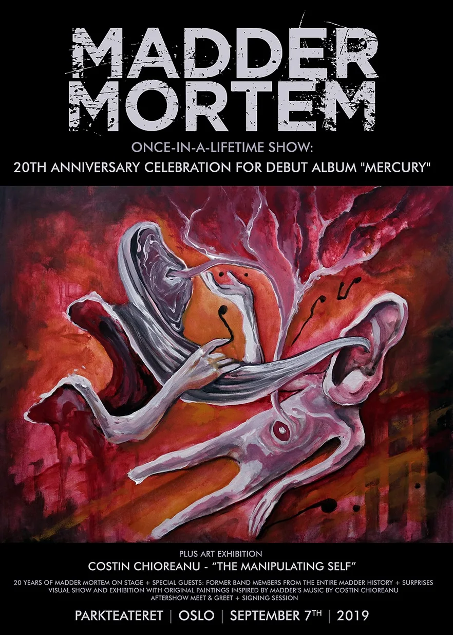 MADDER MORTEM CELEBRATE 20TH ANNIVERSARY OF FIRST ALBUM RELEASE WITH SPECIAL SHOW & A PLANNED RE-RELEASE VIA DARK ESSENCE RECORDS