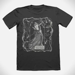Antinoë - The Fold black t-shirt.